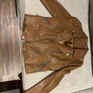 Blank NYC Tan Moto Jacket